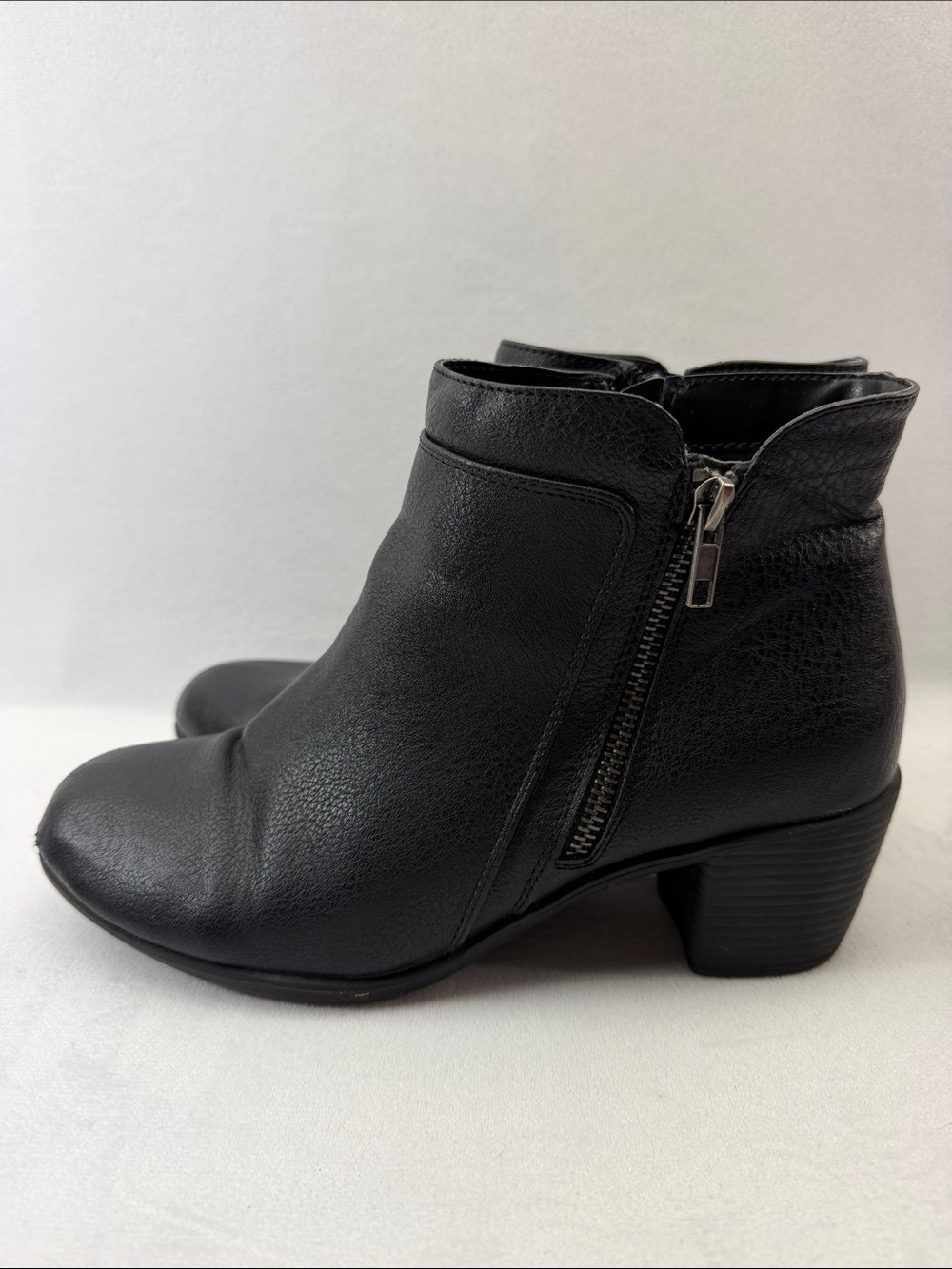 ANDIAMO Amelissa Outdoor Black Ankle Boots Booties Size 8M - Picture 6 of 7